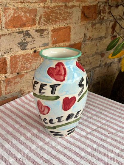 "Souls don't meet by accident" Vase