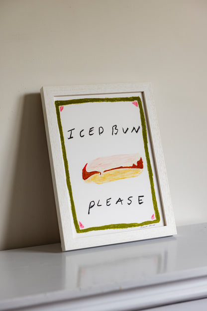 Framed_Iced_bun_illustration