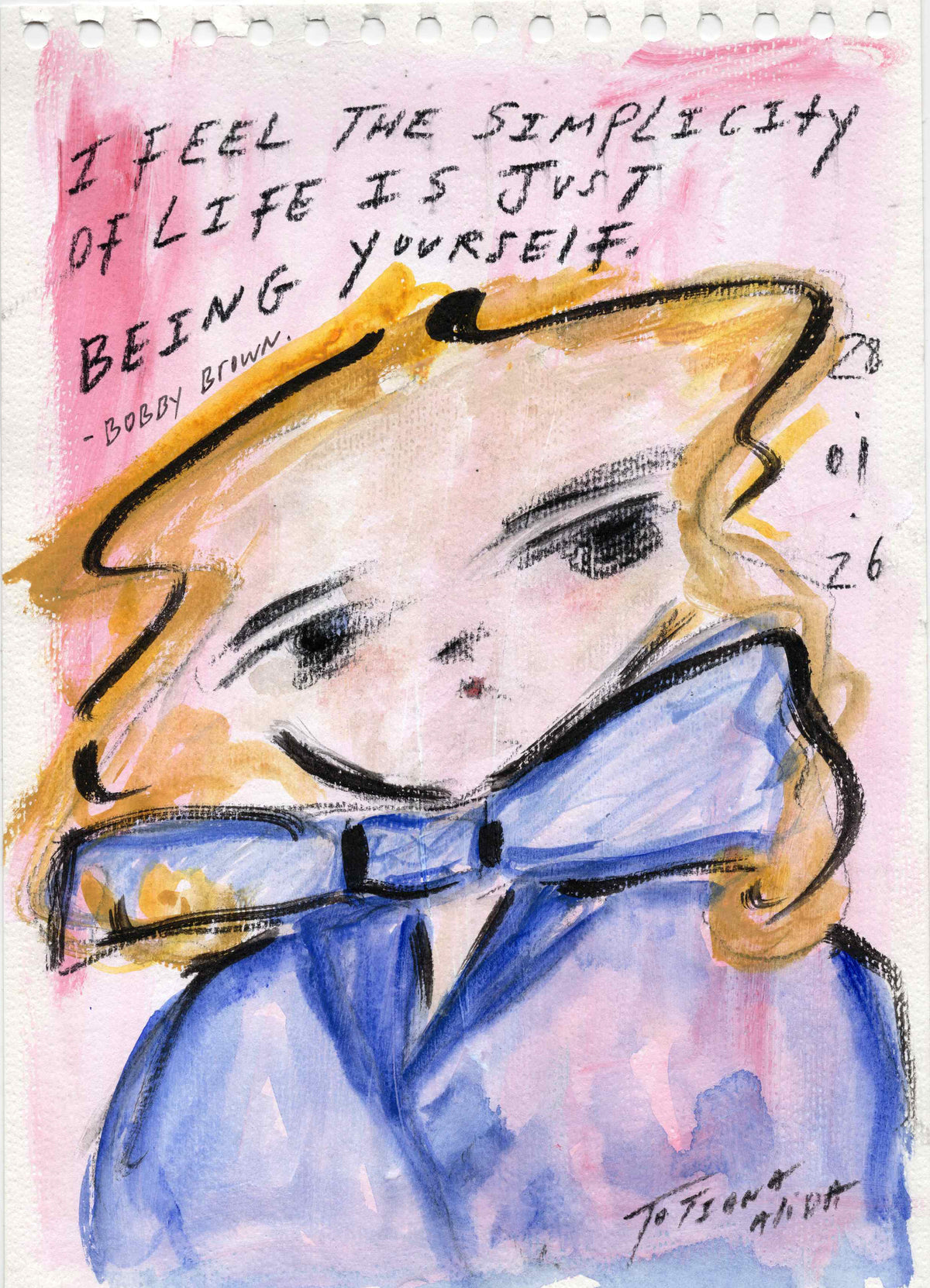 I feel the simplicity of life is just being yourself.