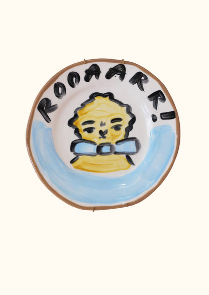 Blue Lion Decorative Plate