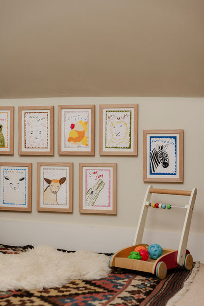 Nursery_framed_animal_artwork