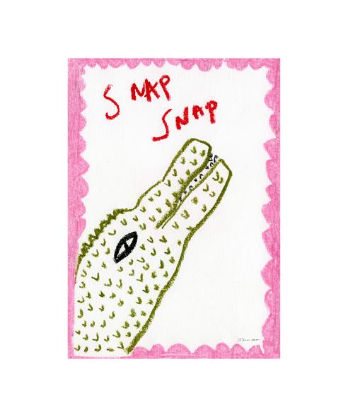 Snap Snap ! Crocodile Print