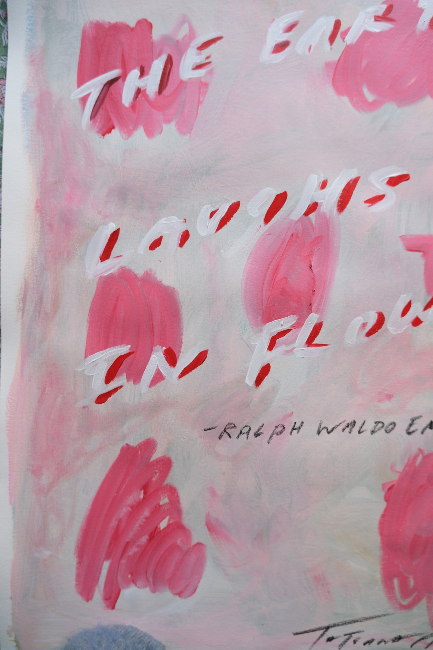 The World Laughs In Flowers – Original Painting & Limited Edition Prints