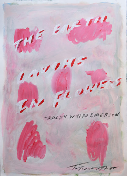 The World Laughs In Flowers – Original Painting & Limited Edition Prints