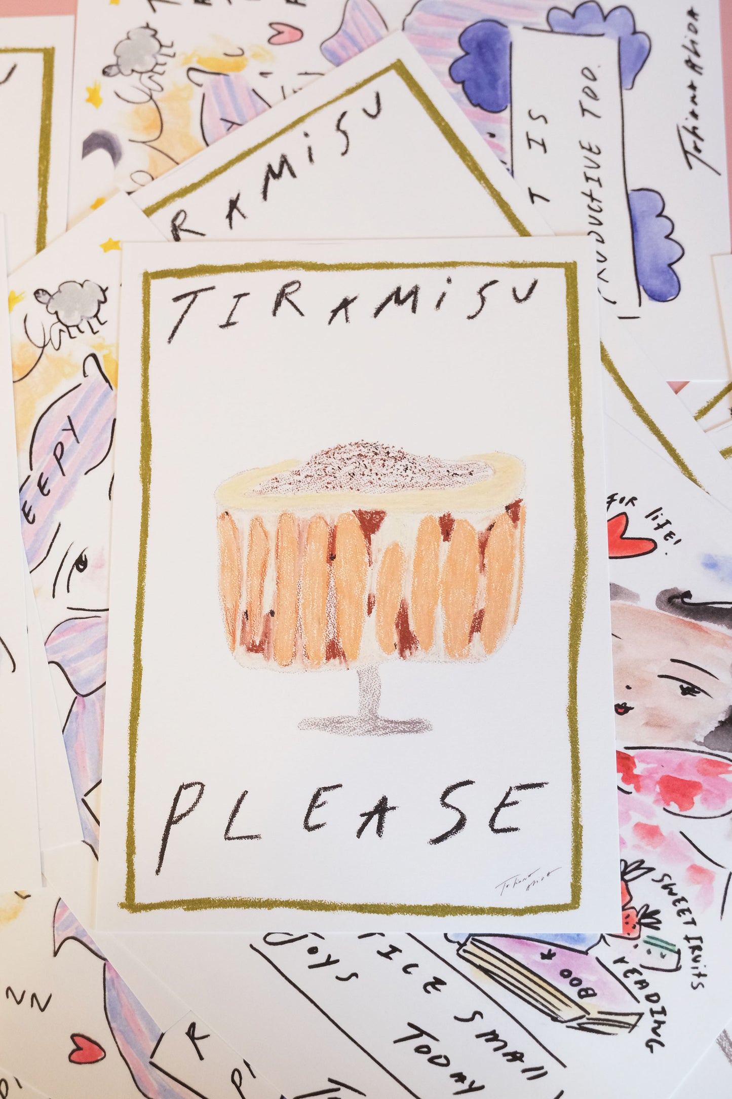 Tiramisu Please A5 Paper Print