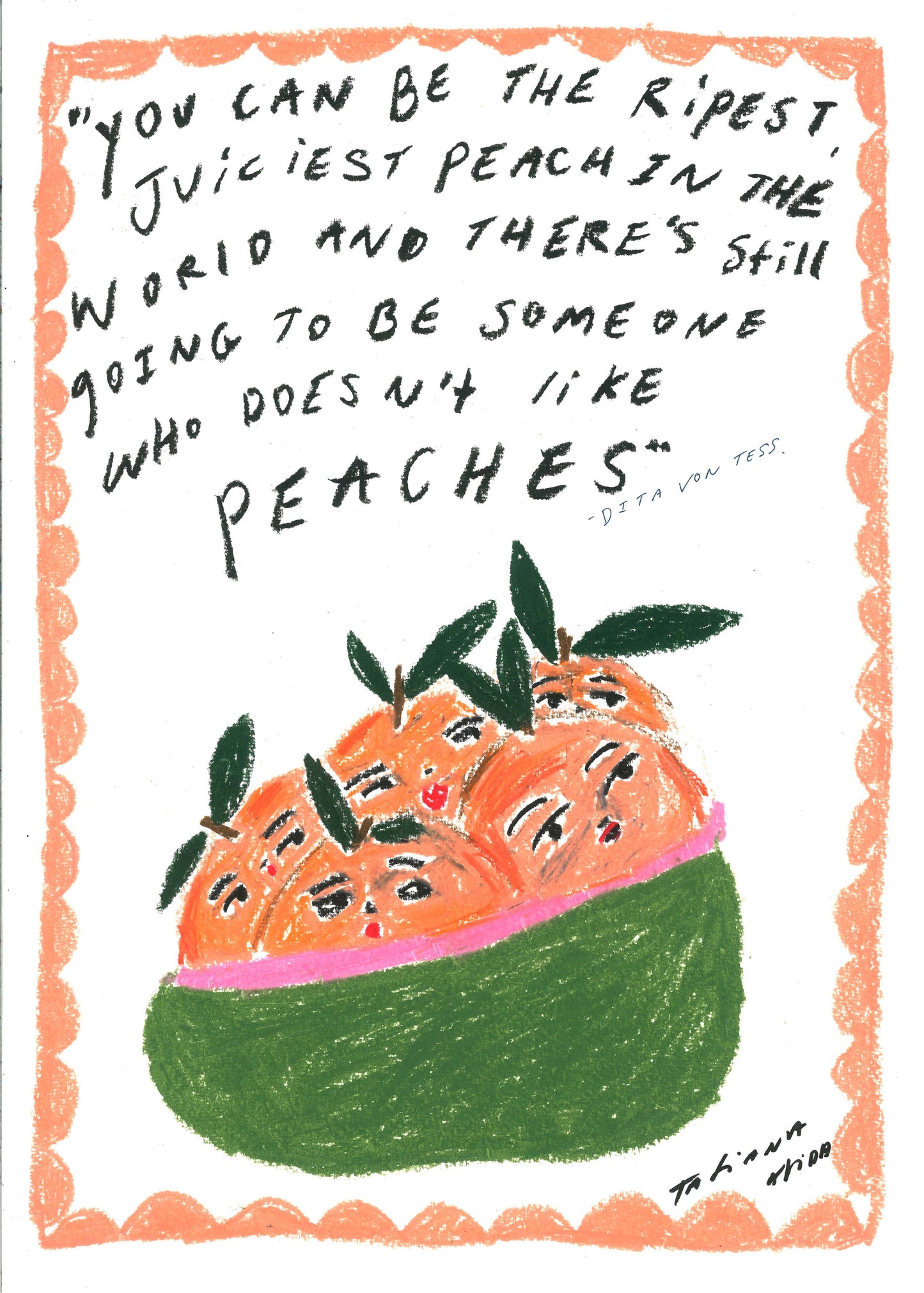 Peach Quote 