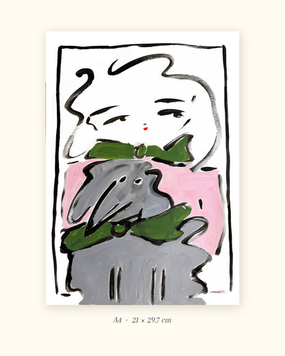 Tata and Dogs: Set of 3 Prints