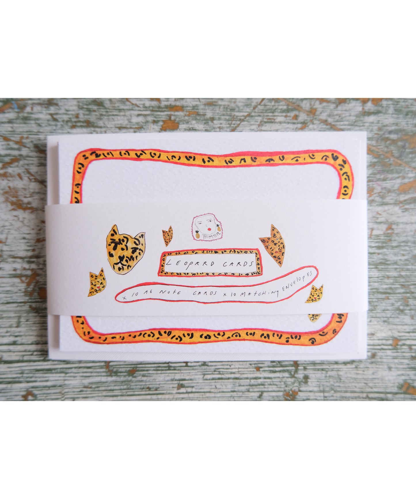 Leopard Note Card Pack