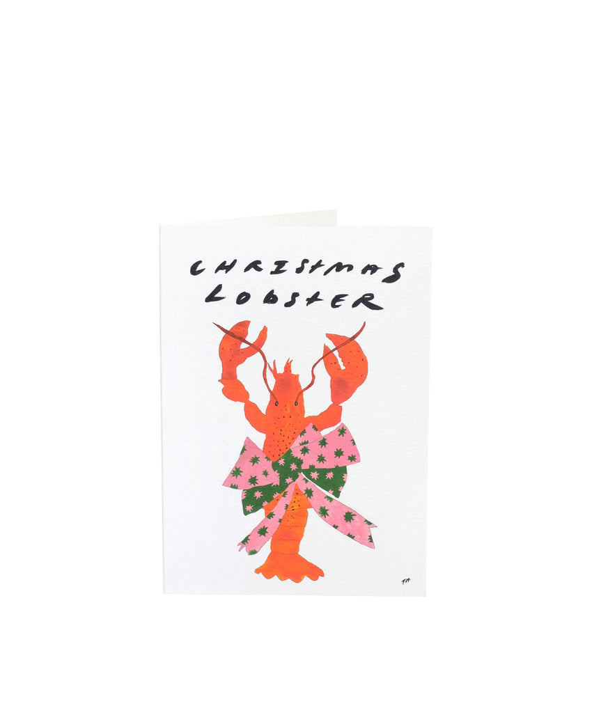 Christmas Lobster Card